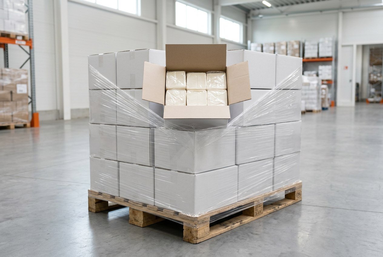 Representative bulk packaging for commercial bakery fat supply