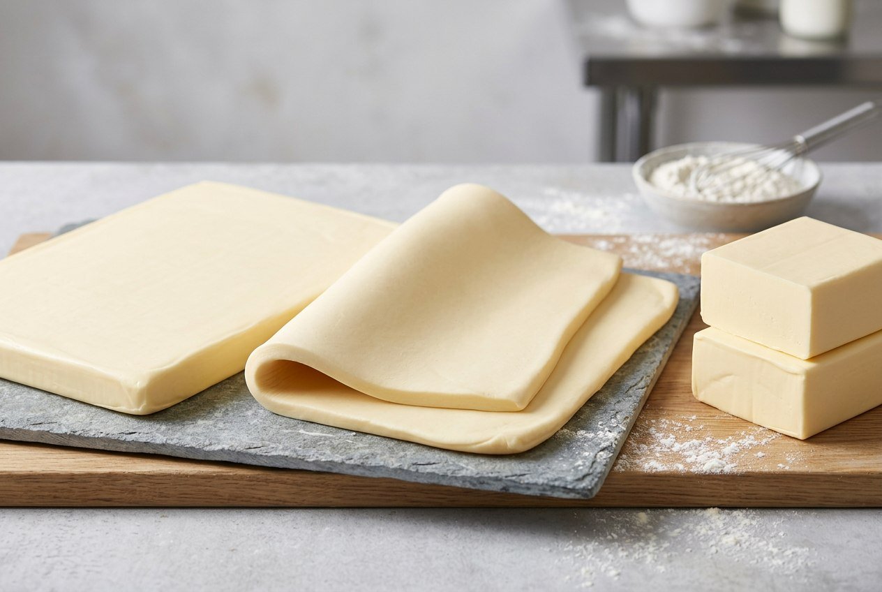 Pastry and laminating margarine for croissant and puff pastry production