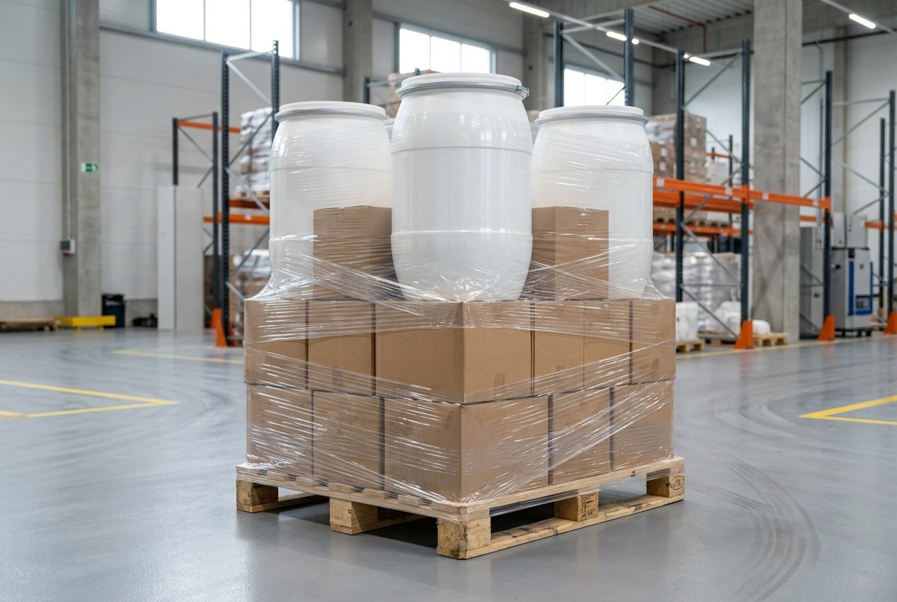 Representative bulk packaging for bulk vegetable fat supply